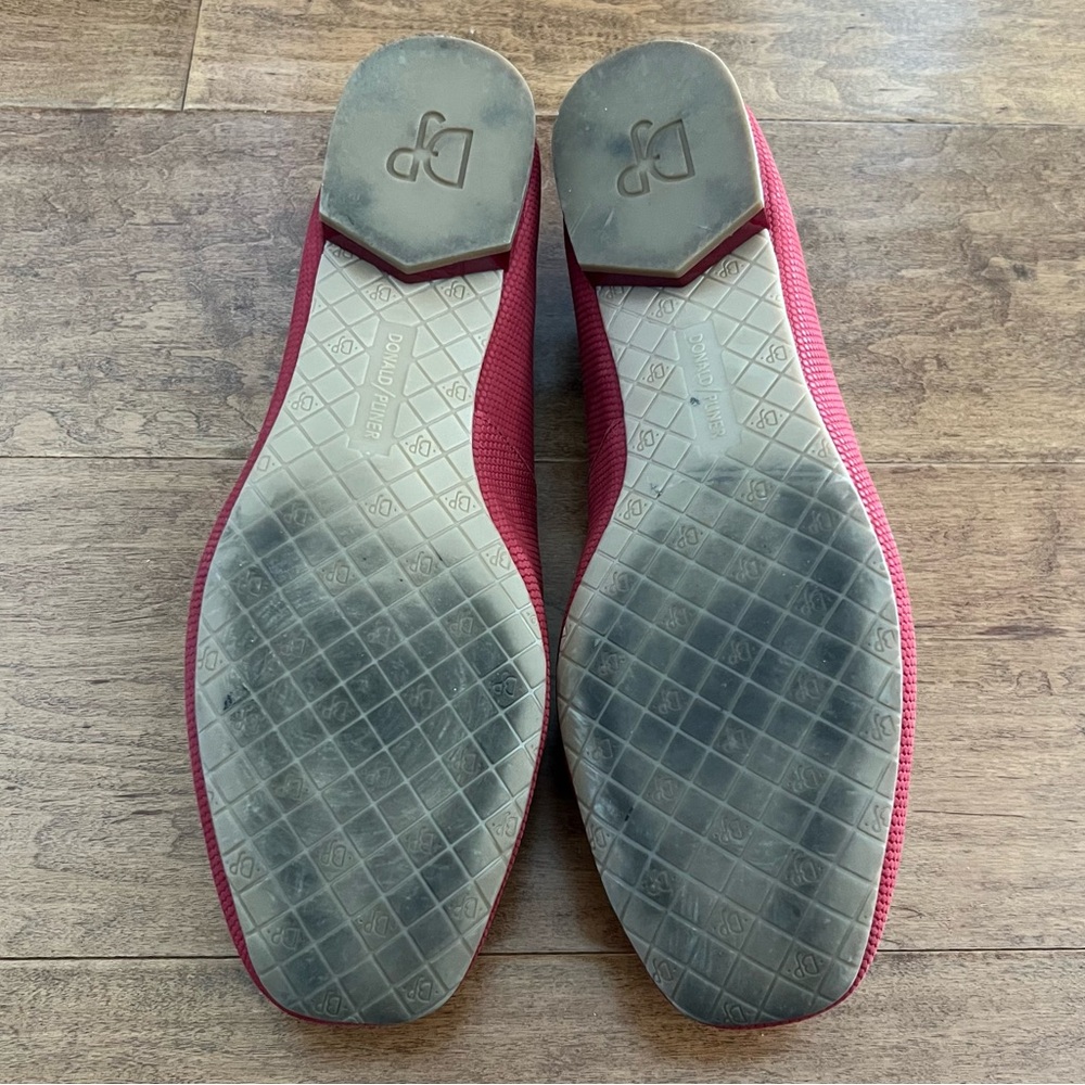 Donald J Pliner Honey Pebbled Square Toe Loafers - Size 10M EUC - Picture 6 of 7